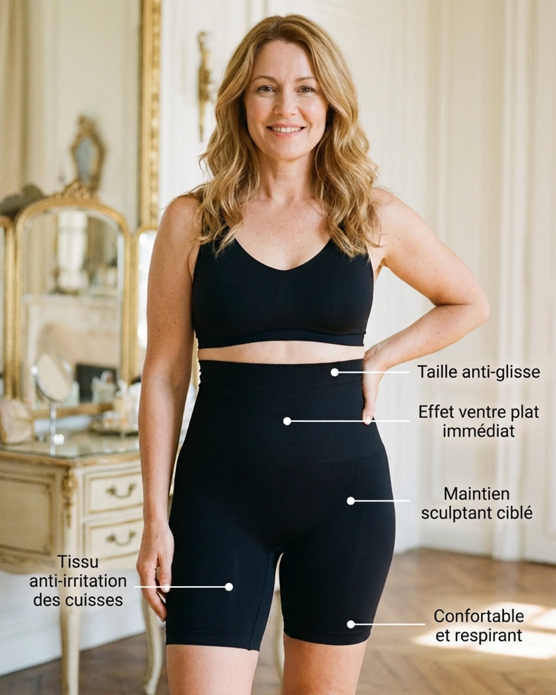 Shorty TailleFit™ | Ventre plat immédiat, silhouette affinée sans effort