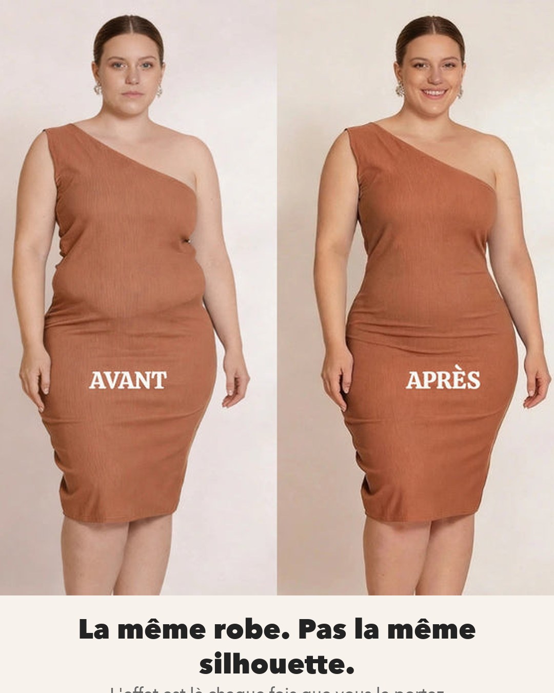 La même robe, pas la même silhouette