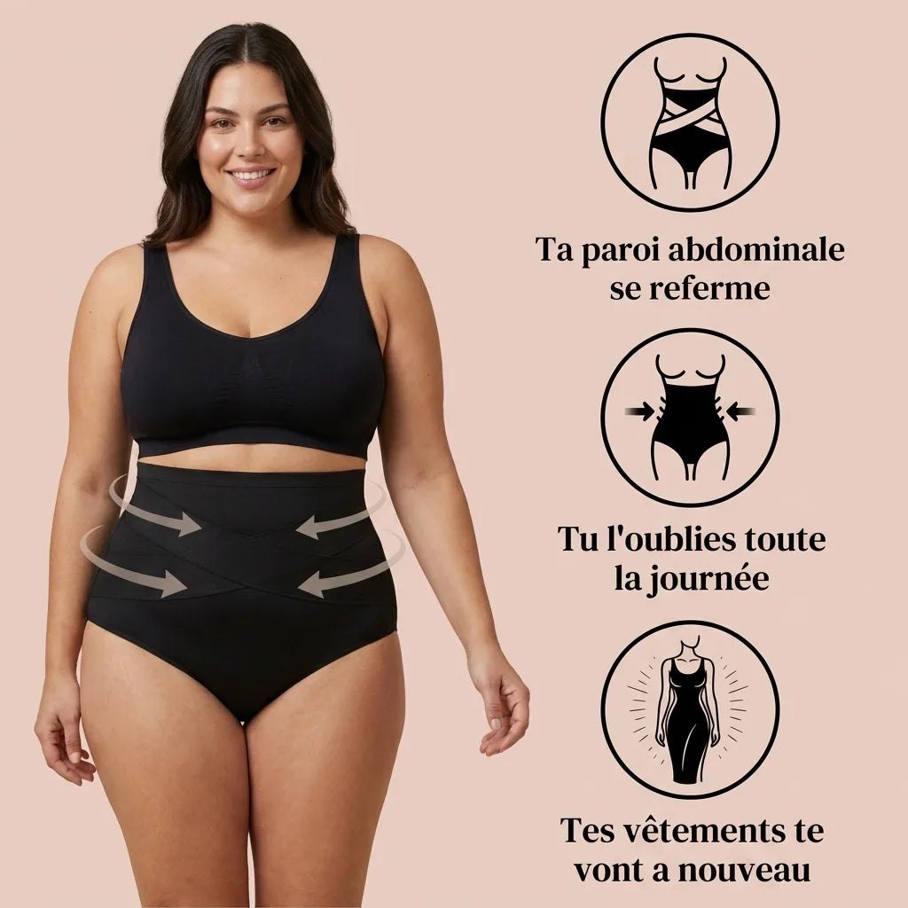 La paroi abdominale se referme, on l'oublie toute la journée